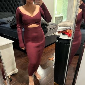 Fashion Nova Red dress size small